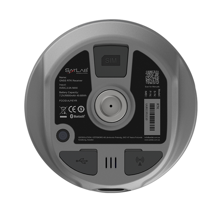 Satlab GNSS Rover Eyr + SHC55 Controller