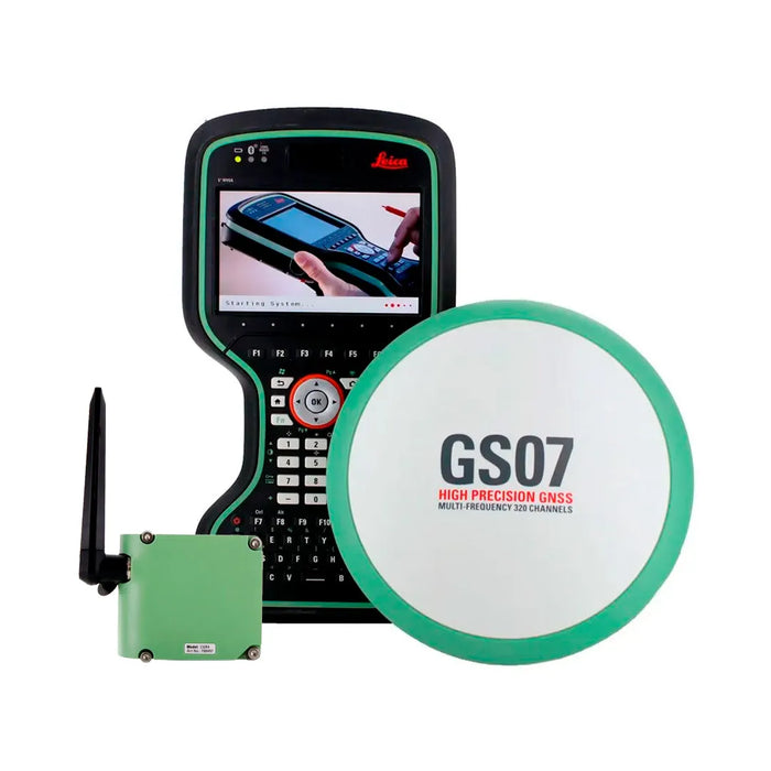 Leica GS07 Smart Antenna и CS20 3.75G Field Controller + CGR4 UHF RTK radio